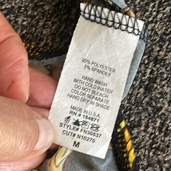 FASHION NOVA ROYALTY SUNSUIT SET Style FN 30537 Black & Gold Sz M New with tags - Picture 12 of 17